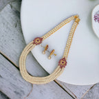 J Pearls Fani 3 Lines Pearl Necklace
