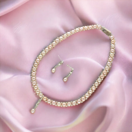 J Pearls Fenny 1 Line Pearl Necklace