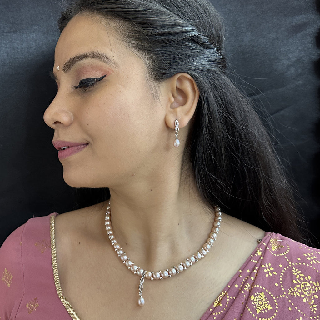 J Pearls Fenny 1 Line Pearl Necklace