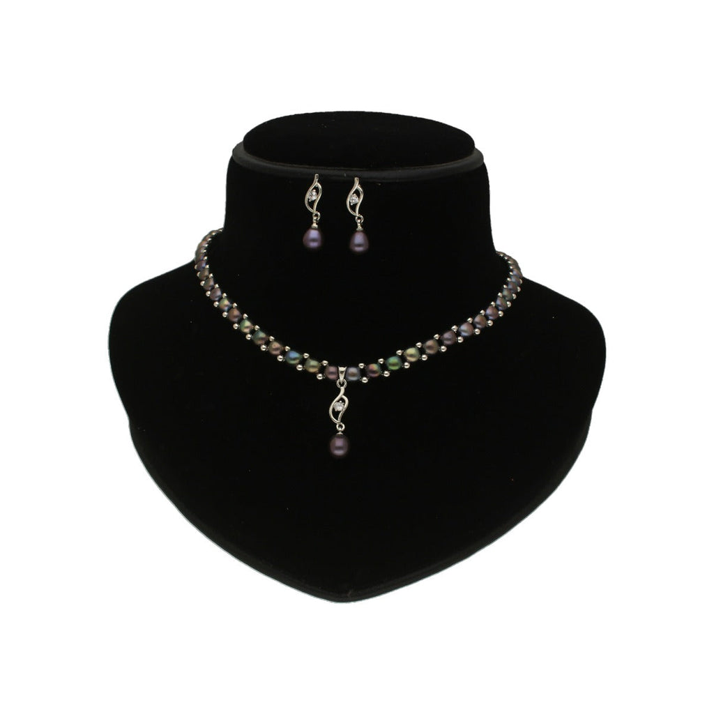 J Pearls Fancy 1 Line Pearl Necklace