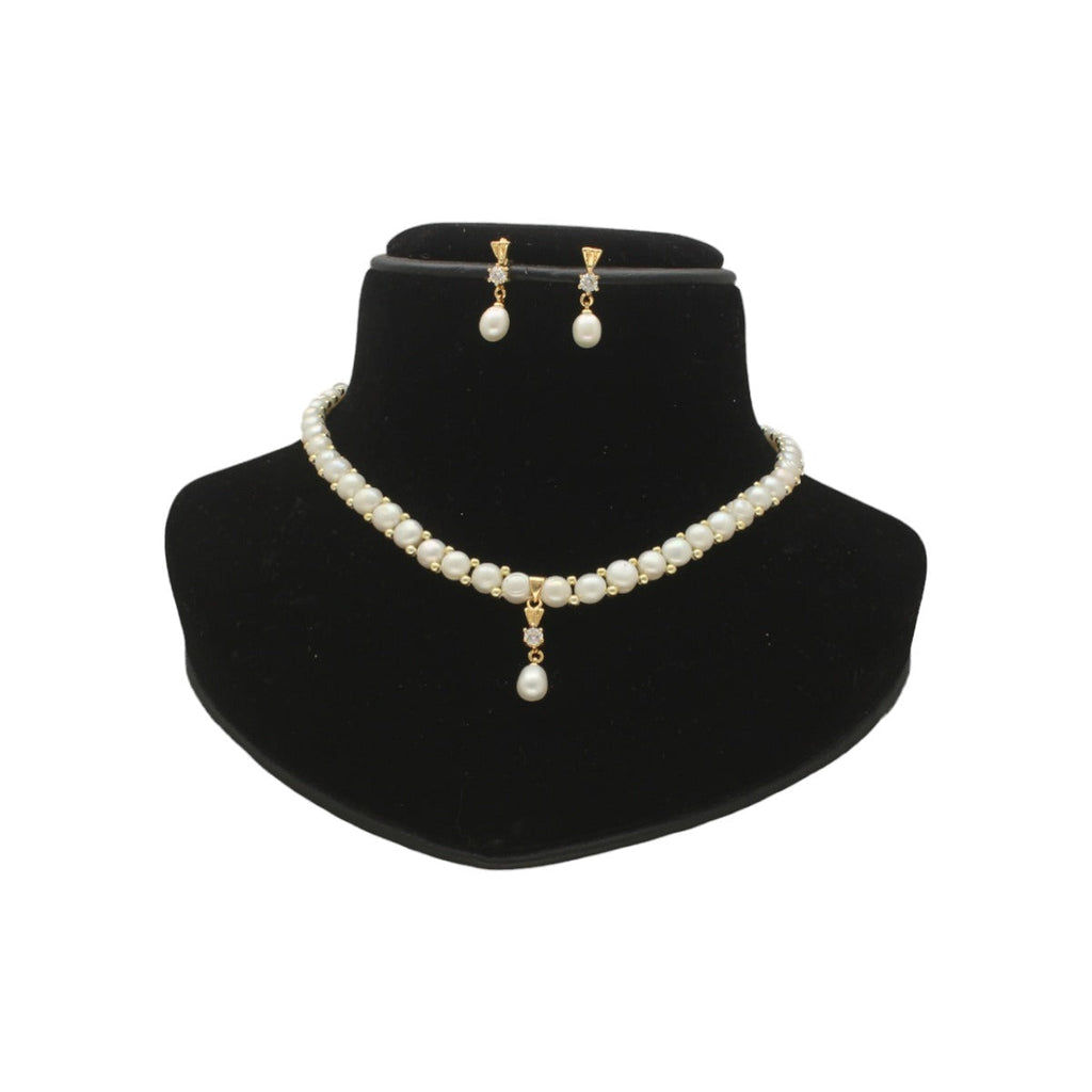 J Pearls Jabi 1 Line Pearl Necklace