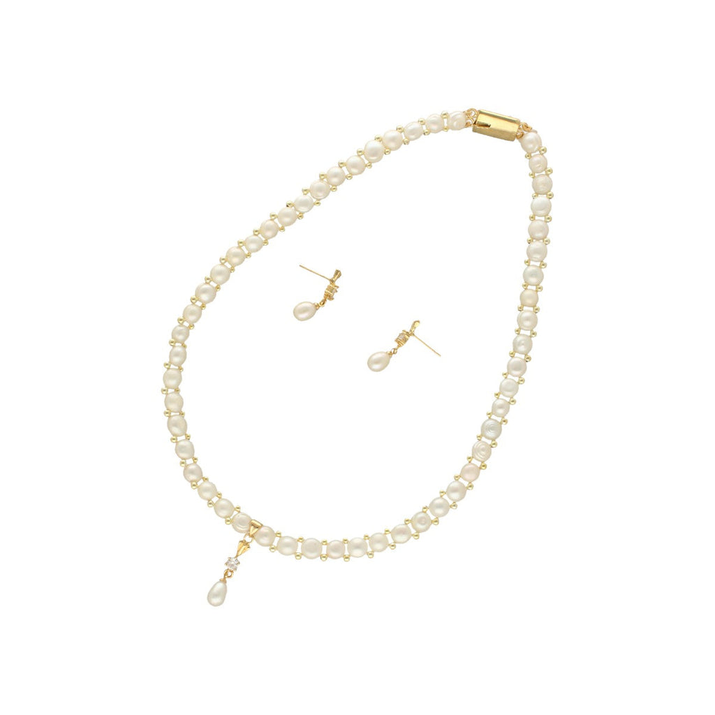 J Pearls Jabi 1 Line Pearl Necklace