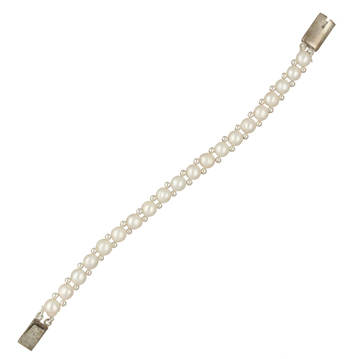 J Pearls Charm 1 Line Pearl Bracelet - Distacart