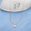 J Pearls Sophisticated 925 Silver Pendant Set