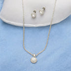 J Pearls Sophisticated 925 Silver Pendant Set