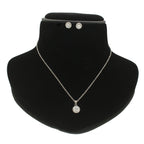 J Pearls Sophisticated 925 Silver Pendant Set