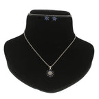 J Pearls Trendy 925 Silver Pendant Set