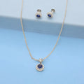 J Pearls Classic 925 Silver Pendant Set