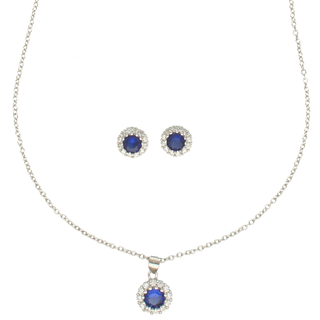 J Pearls Classic 925 Silver Pendant Set