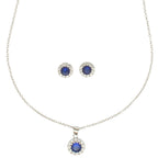 J Pearls Classic 925 Silver Pendant Set