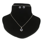 J Pearls Classic 925 Silver Pendant Set