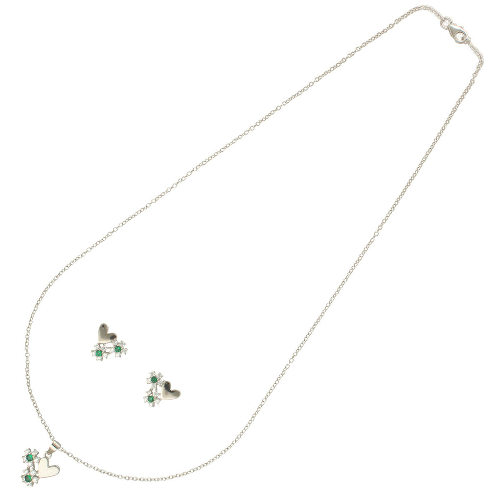 J Pearls Designer 925 Silver Pendant Set Jewelry