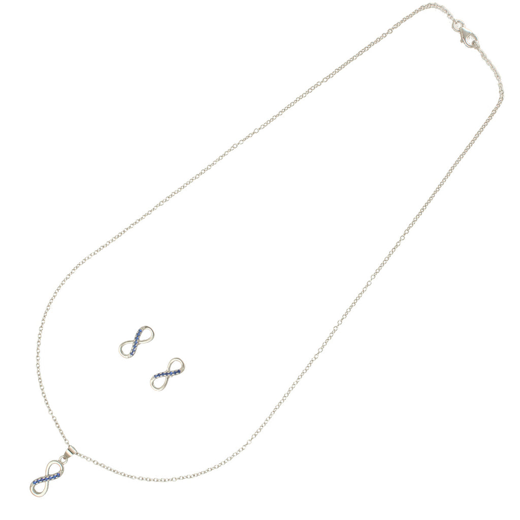 J Pearls Artistic 925 Sterling Silver Pendant Set