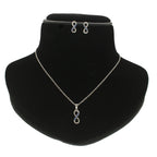 J Pearls Artistic 925 Sterling Silver Pendant Set
