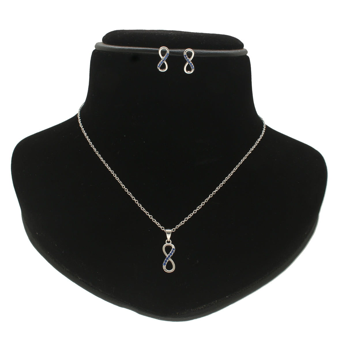 J Pearls Artistic 925 Sterling Silver Pendant Set