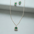 J Pearls Luxury 925 Sterling Silver Pendant Set