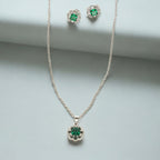 J Pearls Luxury 925 Sterling Silver Pendant Set