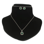 J Pearls Luxury 925 Sterling Silver Pendant Set