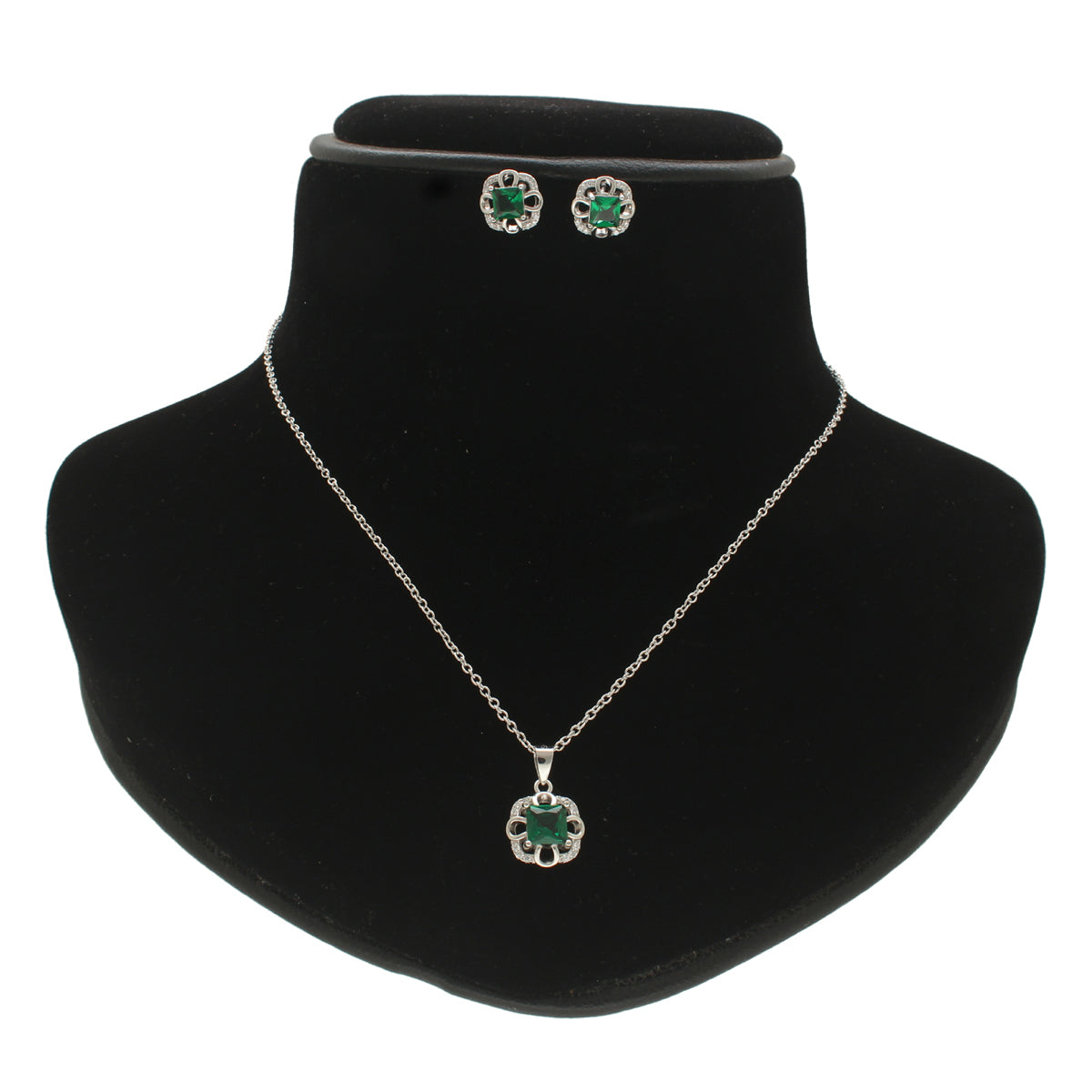 J Pearls Luxury 925 Sterling Silver Pendant Set