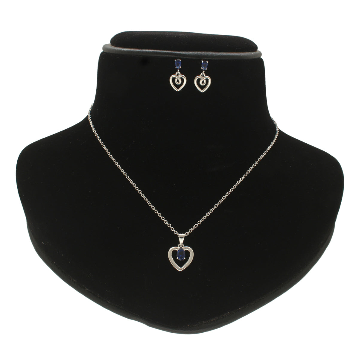 J Pearls Unique 925 Sterling Silver Pendant Set