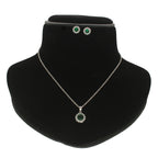 J Pearls Contemporary 925 Silver Pendant Set