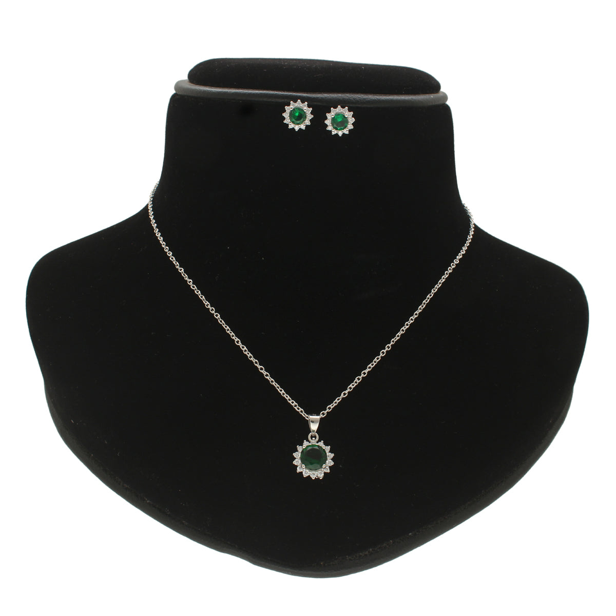 J Pearls Contemporary 925 Silver Pendant Set