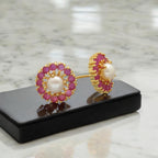 J Pearls Rhea Pearl Earrings Pack 5 - Distacart