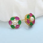 J Pearls Gia Pearl Earrings Pack 2 - Distacart