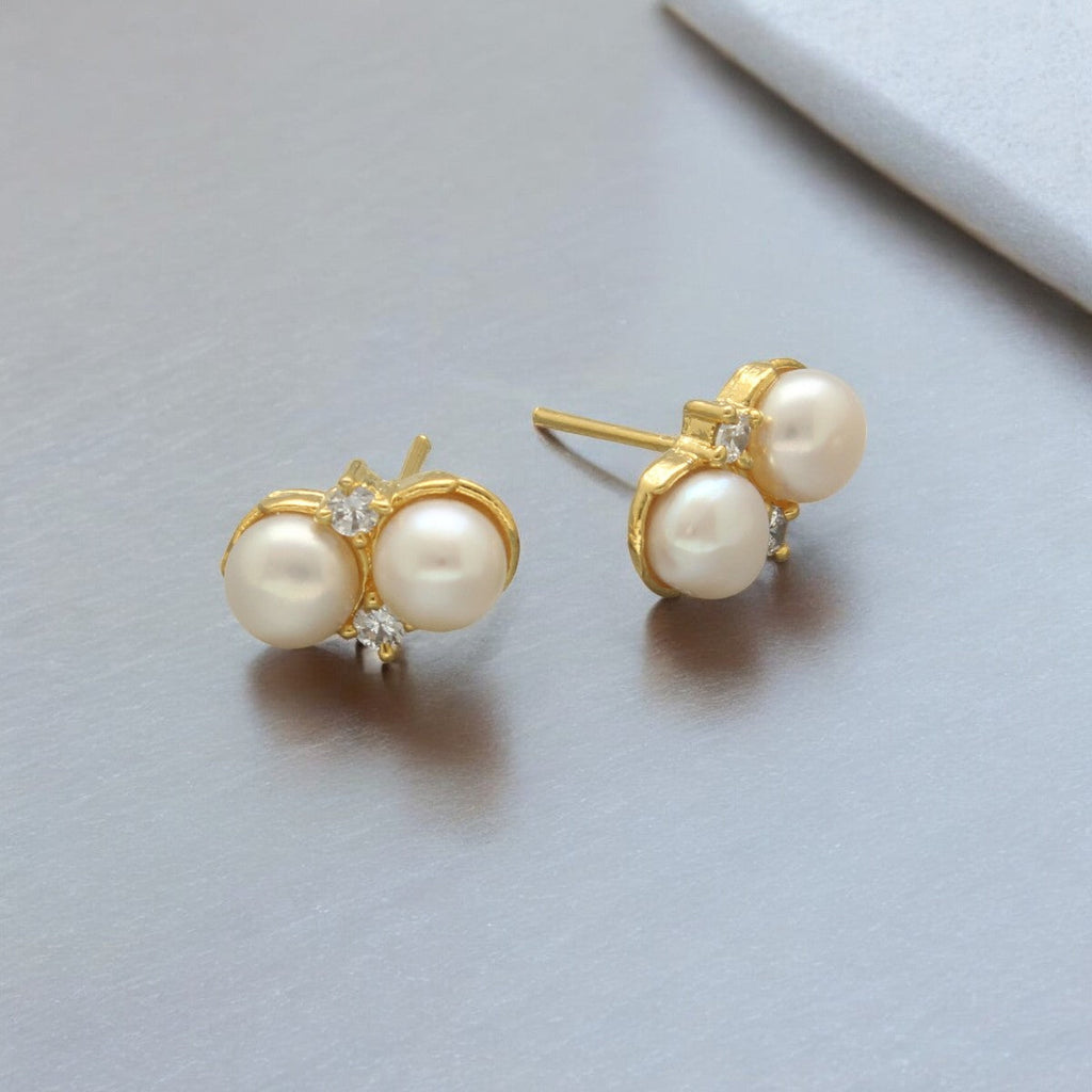 J Pearls Tanay Pearl Earrings Pack 4 - Distacart