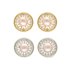 J Pearls Amod Pearl Earrings Pack 2 - Distacart