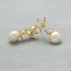 J Pearls Hansin Pearl Earrings Pack 3 - Distacart