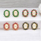 J Pearls Lubov Pearl Earrings Pack 4 - Distacart