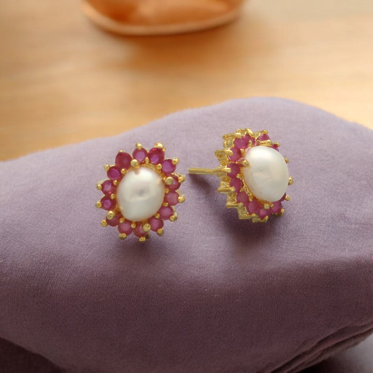 J Pearls Lubov Pearl Earrings Pack 4 - Distacart