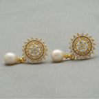 J Pearls Esita Pearl Earrings Pack 2 - Distacart
