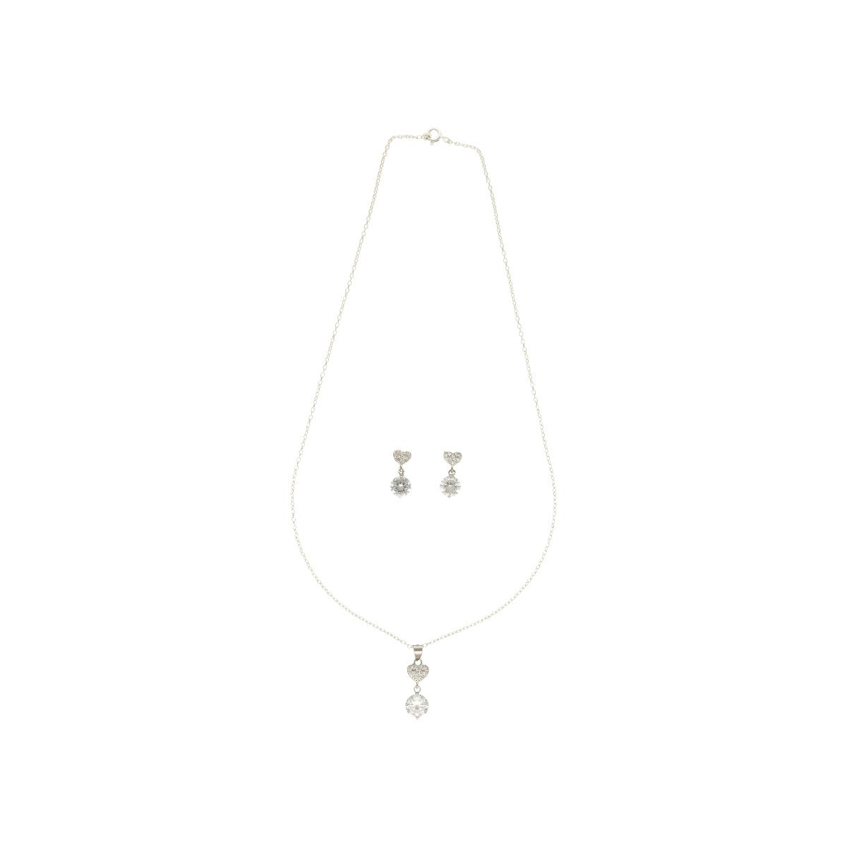 J Pearls Adora 925 Silver Pendant Set