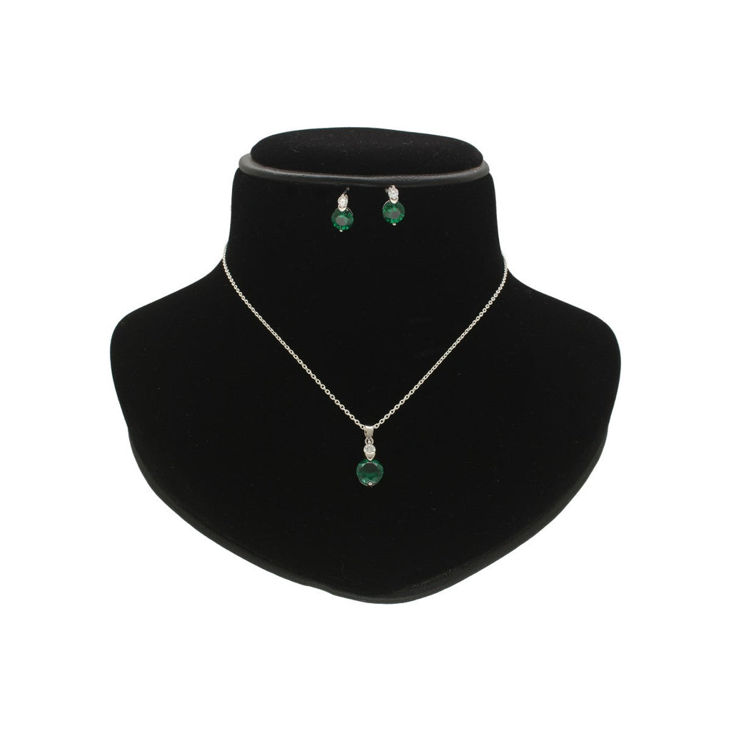J Pearls Xeni 925 Silver Pendant Set