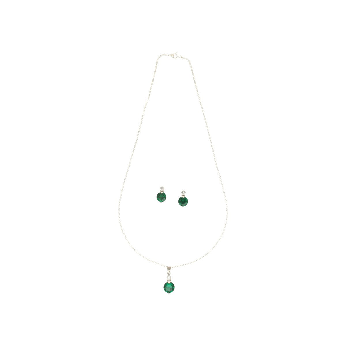 J Pearls Xeni 925 Silver Pendant Set