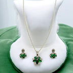 J Pearls Faris 925 Silver Pendant Set