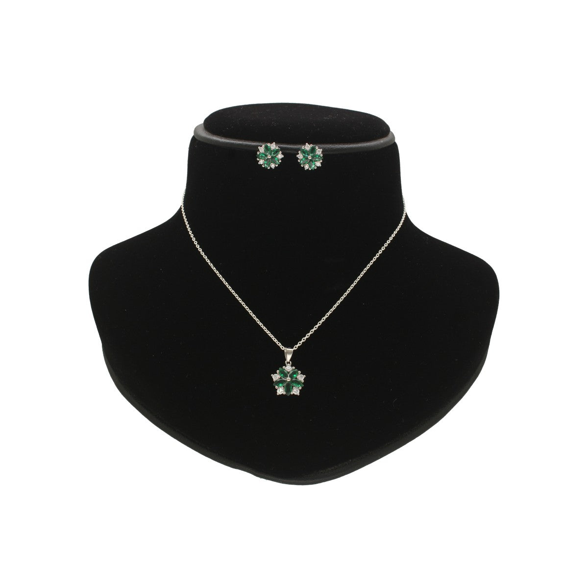 J Pearls Faris 925 Silver Pendant Set