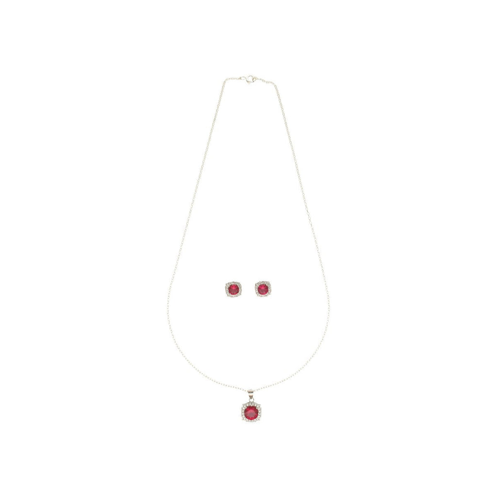 J Pearls Brielle 925 Silver Pendant Set