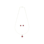 J Pearls Brielle 925 Silver Pendant Set