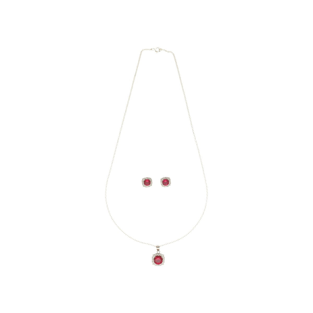J Pearls Brielle 925 Silver Pendant Set