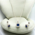J Pearls Bella 925 Silver Pendant Set