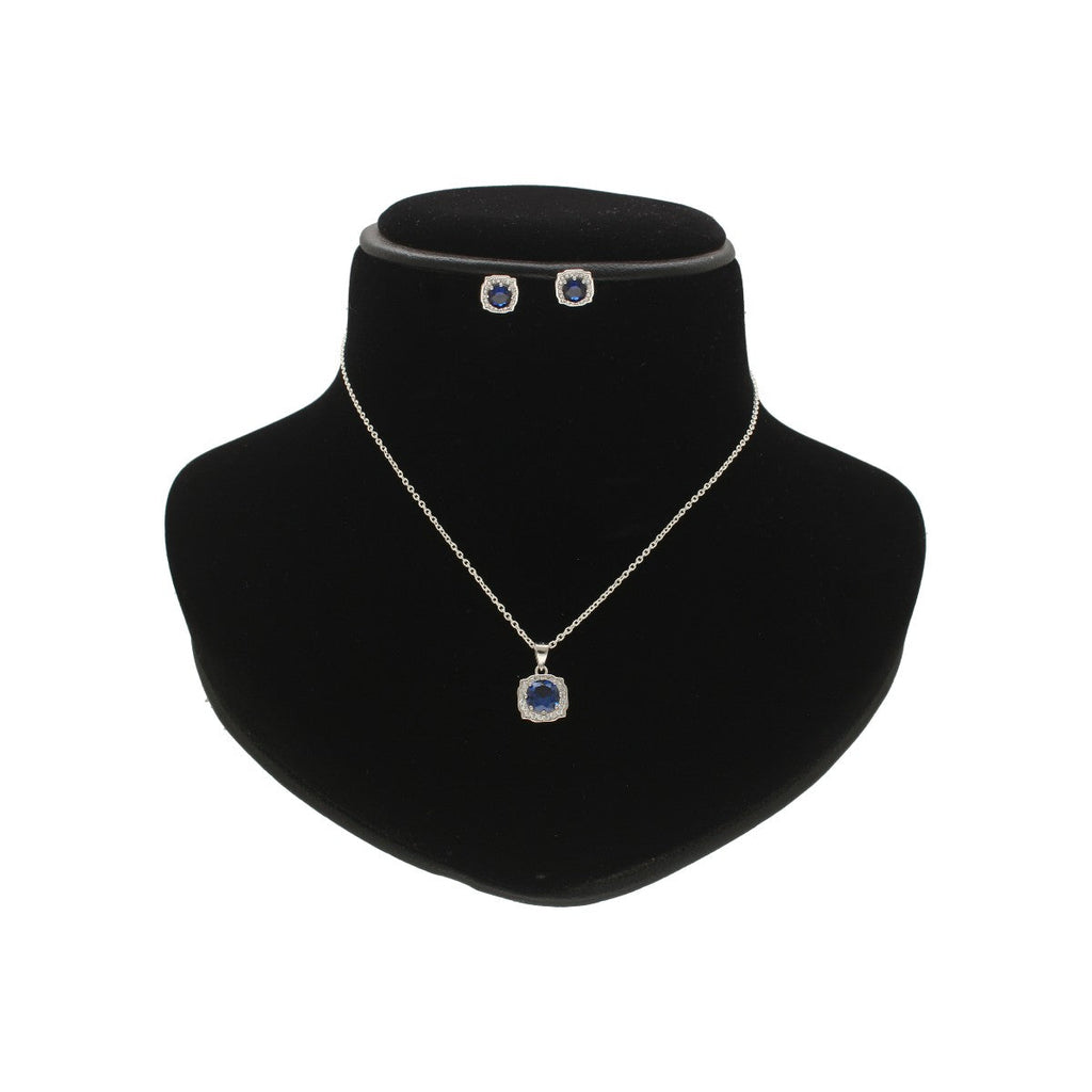 J Pearls Bella 925 Silver Pendant Set