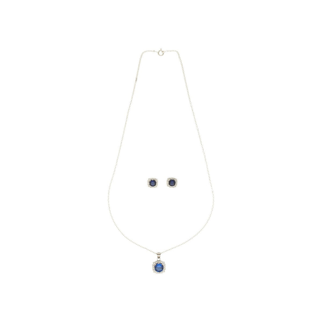 J Pearls Bella 925 Silver Pendant Set