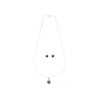 J Pearls Bella 925 Silver Pendant Set