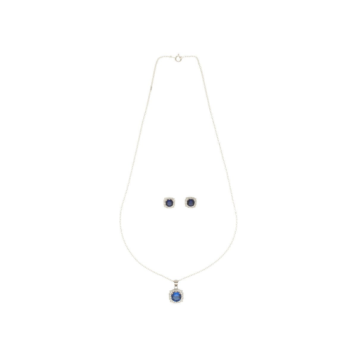 J Pearls Bella 925 Silver Pendant Set