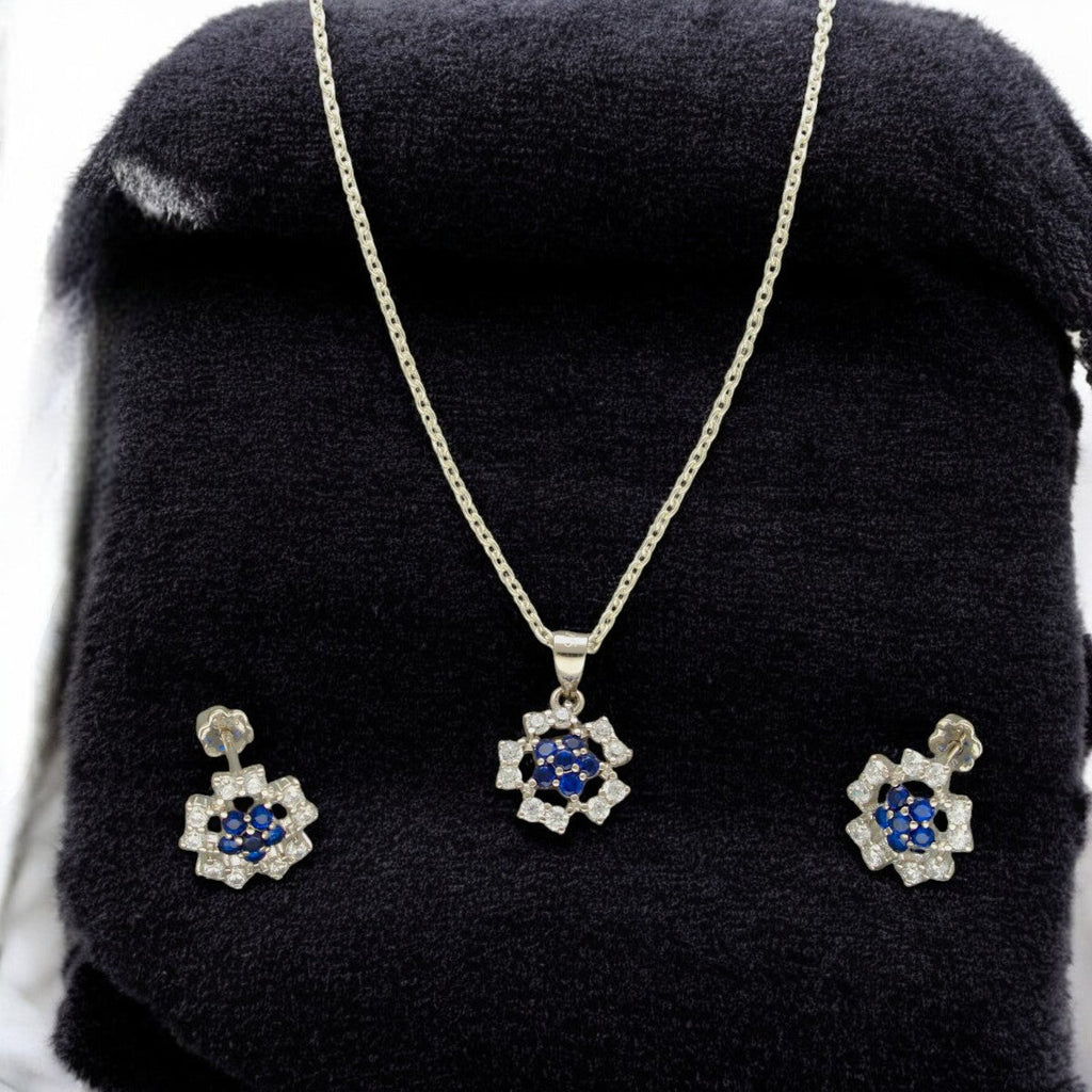 J Pearls Divin 925 Silver Pendant Set