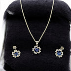 J Pearls Divin 925 Silver Pendant Set