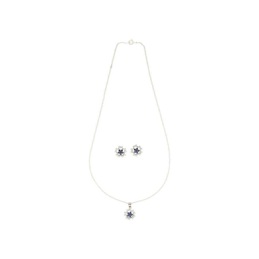 J Pearls Divin 925 Silver Pendant Set
